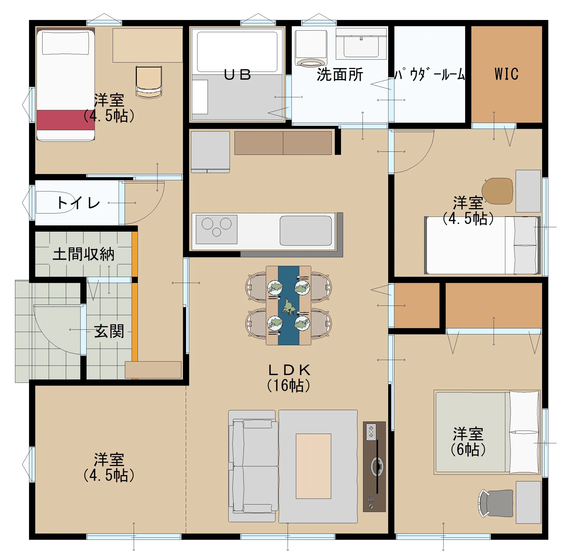 MOK-oneの間取り