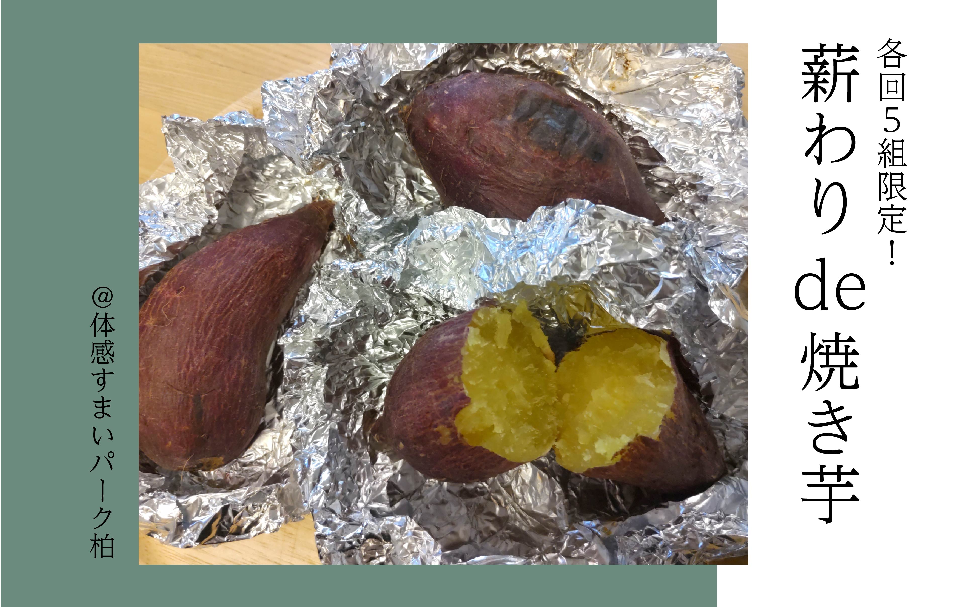 【各回5組限定】薪わりde焼き芋〈体感すまいパーク柏〉